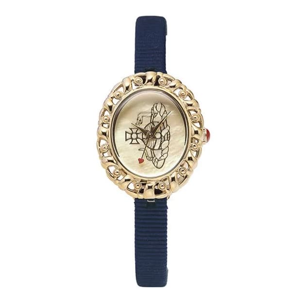 비비안웨스트우드 로코코 가죽시계 네이비컬러 