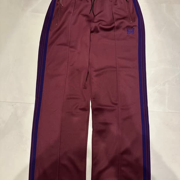 [L]니들즈 니들스 트랙팬츠 스트레이트 핏 버건디/퍼플