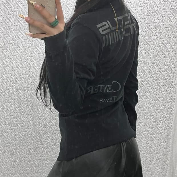 나이키X트래비스스캇 스트릿 힙합 레터링 롱슬리브 85 C09717