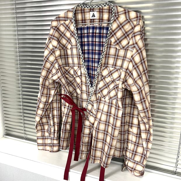 yuumi ARIA-REMAKE CHECK SHIRT