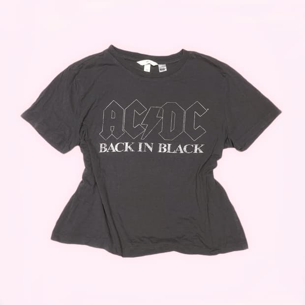 ACDC 밴드 콜라보 핀터레스트 반팔