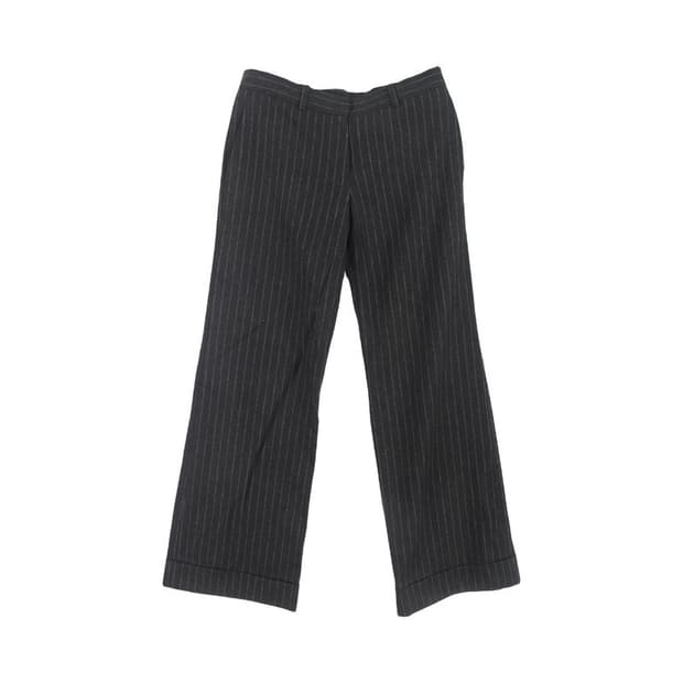 슬로웨어 (인코텍스) (WOMEN - L) 캐시미어 울 스트라이프 슬랙스