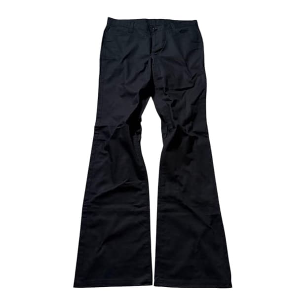 Flared pants dark wear