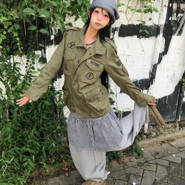 Hysteric Glamour X Led Zeppelin 콜라보 자켓