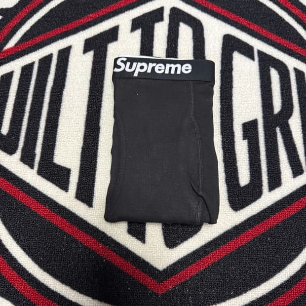 슈프림 헤인즈 복서 브리프 블랙 낱개 판매