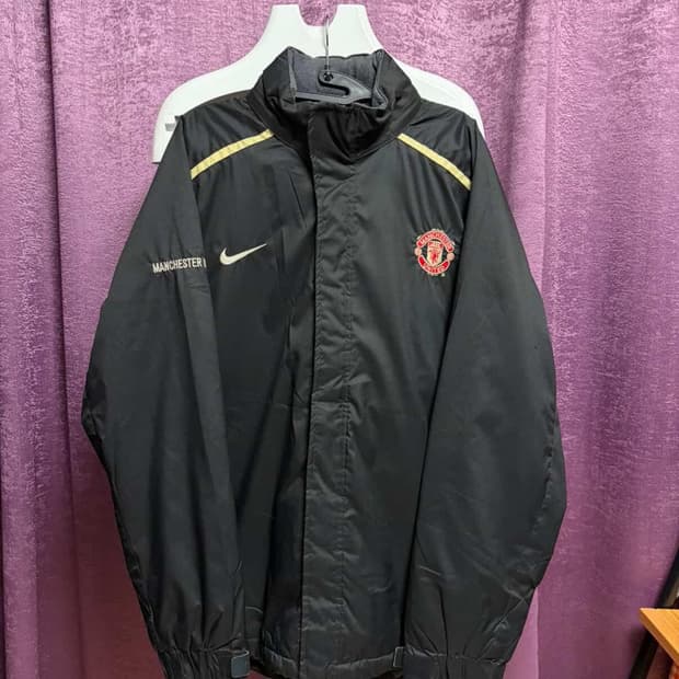 나이키 맨체스터 유나이티드 바람막이 블랙 100~105
