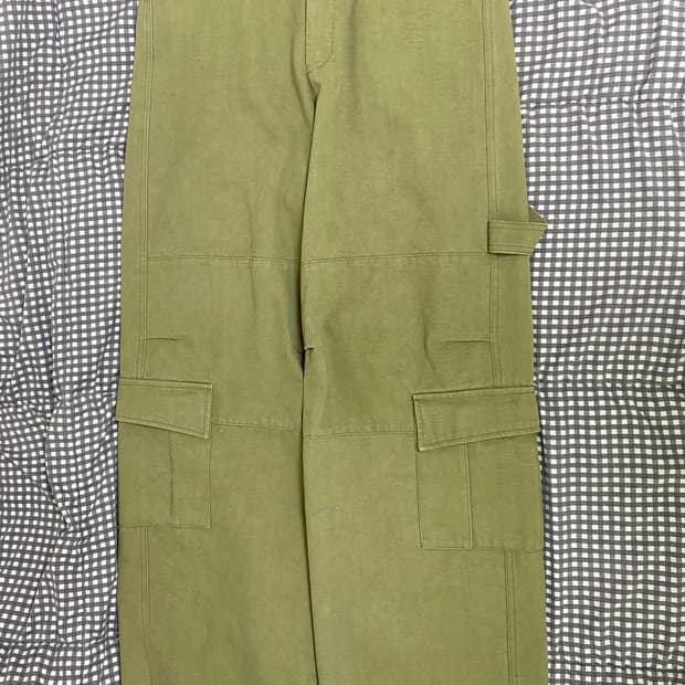 9999아카이브 오블리크 팬츠 카키 3