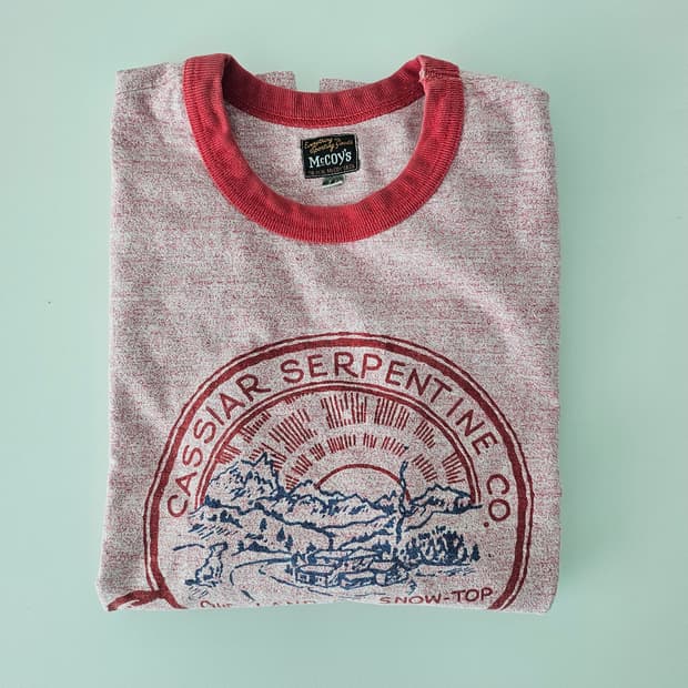 McCoys 레드 반팔T 