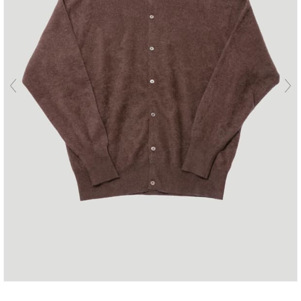 캡틴선샤인 25fw 캐시미어 니트 가디건 브라운 5사이즈 새제품