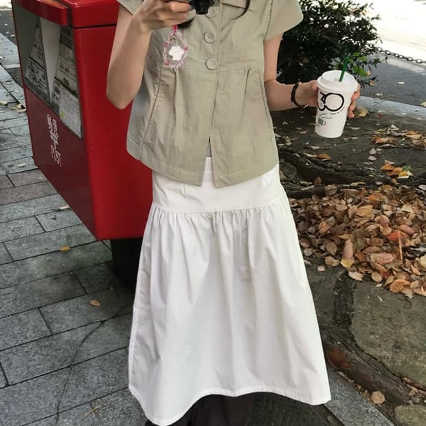 오브나인 모모하트버튼재킷