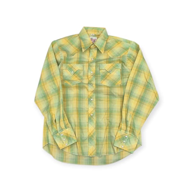 빈티지 웨스턴 체크셔츠