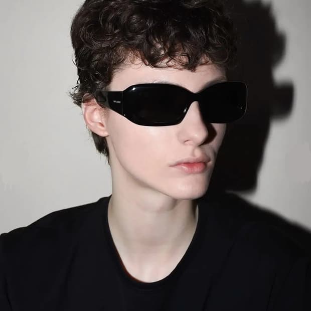 생로랑 SL 418 블랙 선글라스