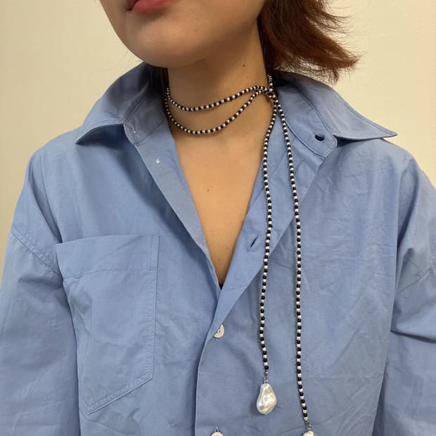 레이어드 롱 목걸이