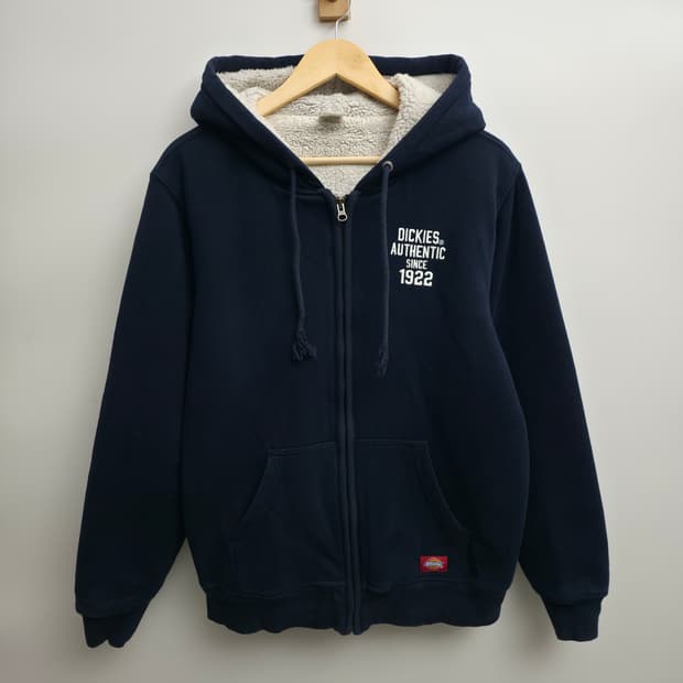 [L] 디키즈 네이비 쉐르파 후드집업