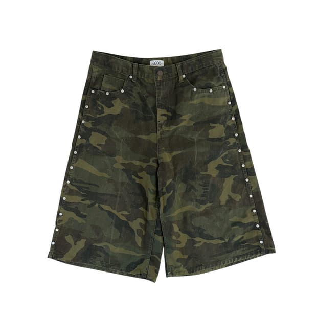 Aeae 카모 스터드 팬츠