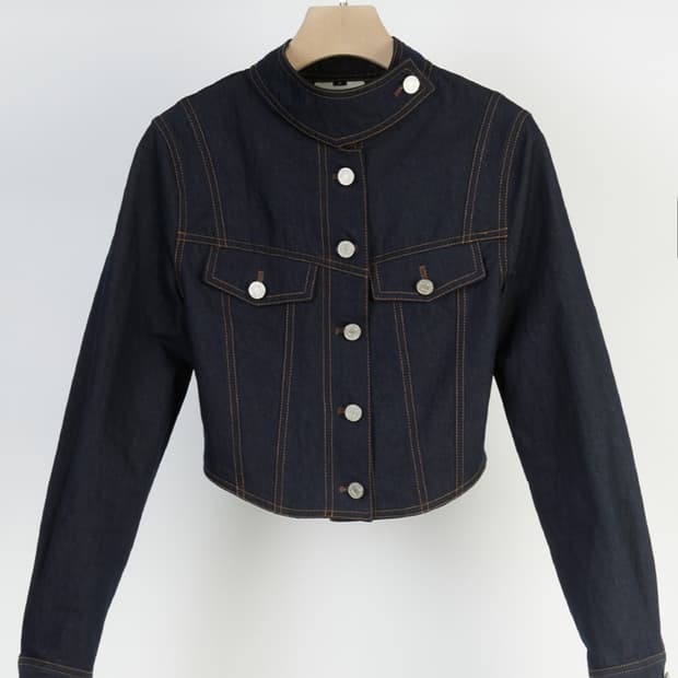 해바이해킴 코르셋 크롭 자켓 s