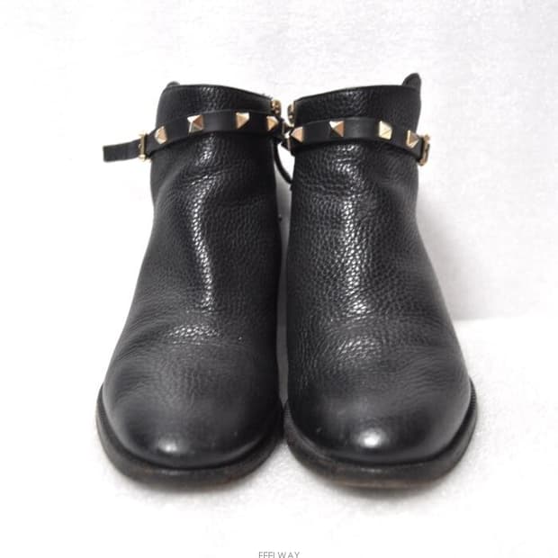 발렌티노/여성락스터드앵글부츠(사이즈250)정품