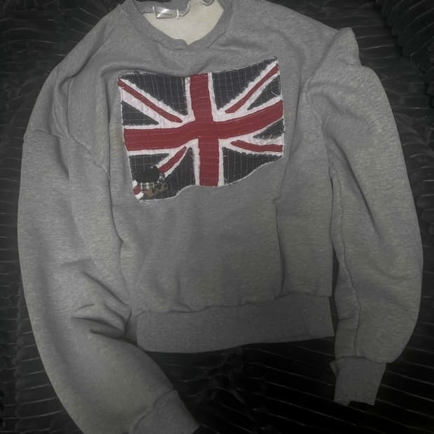 Gone is back 유니언잭 영국국기 맨투맨 