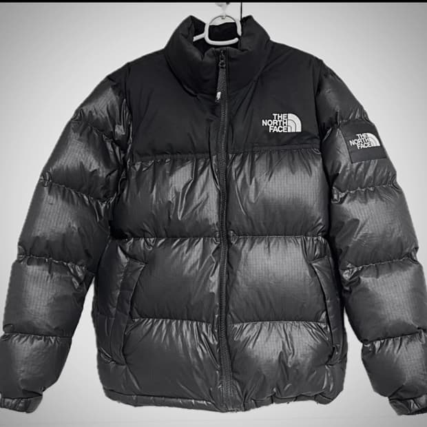 노스페이스 화이트라벨 무광 패딩 L