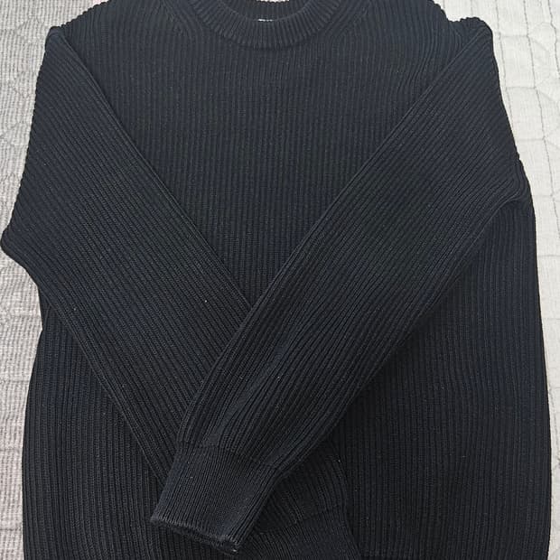 스테디에브리웨어 크루넥 코튼 립 니트 3