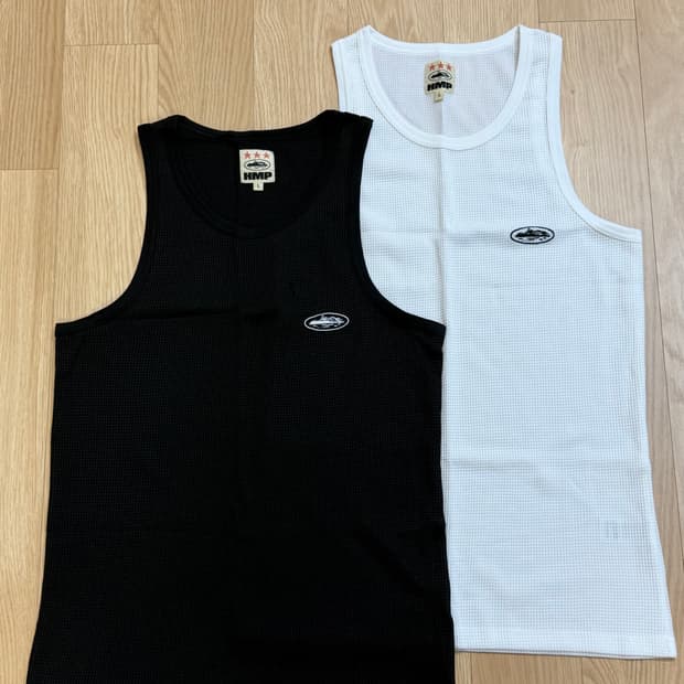 코르테이즈 corteiz 탱크탑 나시 블랙 화이트 M