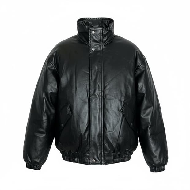 에이틴밀리미터 레더 봄버 자켓 