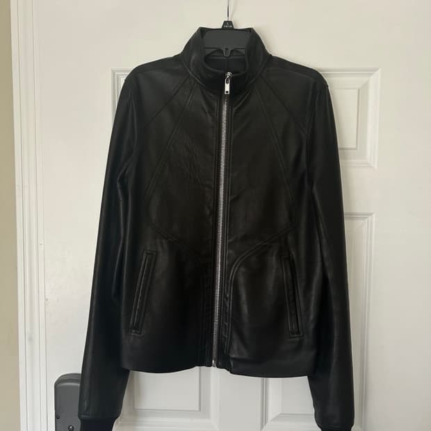 22FW 릭 오웬스 인타르시아 레더 자켓 50사이즈