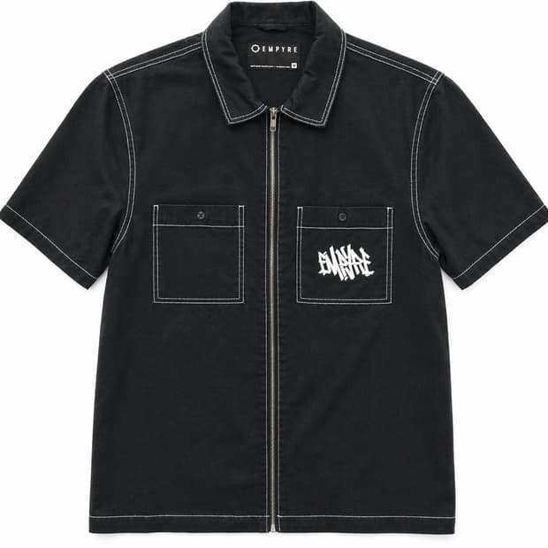 EMPYRE 블랙 반팔 셔츠 M