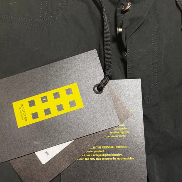 몽클레어 Craig Green 코튼 블렌드 스트레이트 팬츠