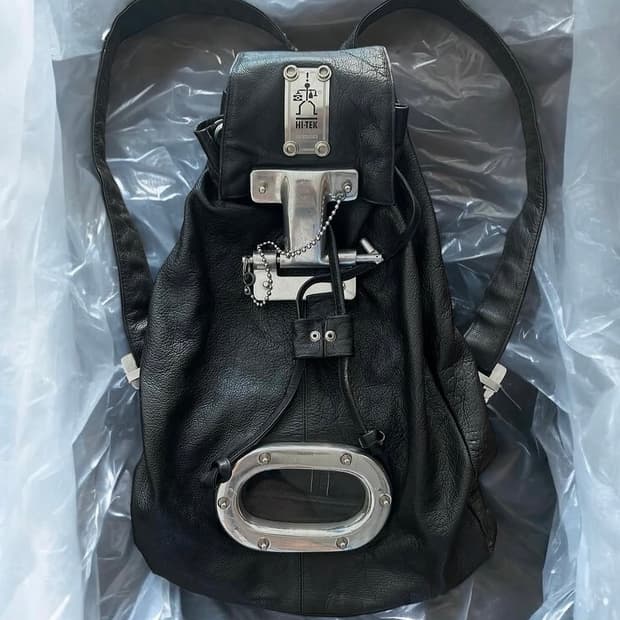 80s Hi-tek london alexander 아카이브 포트홀 백팩