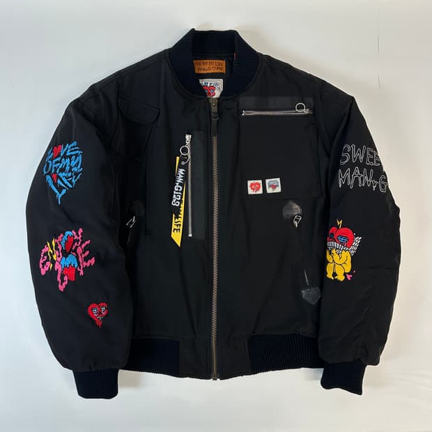 Man g 스튜디오 패치 ma-1 자켓 