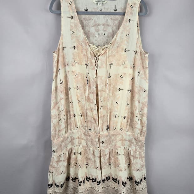 [무료배송]써스데이아일랜드 M 여성 보헤미안 민소매 볼륨 쉬폰 원피스