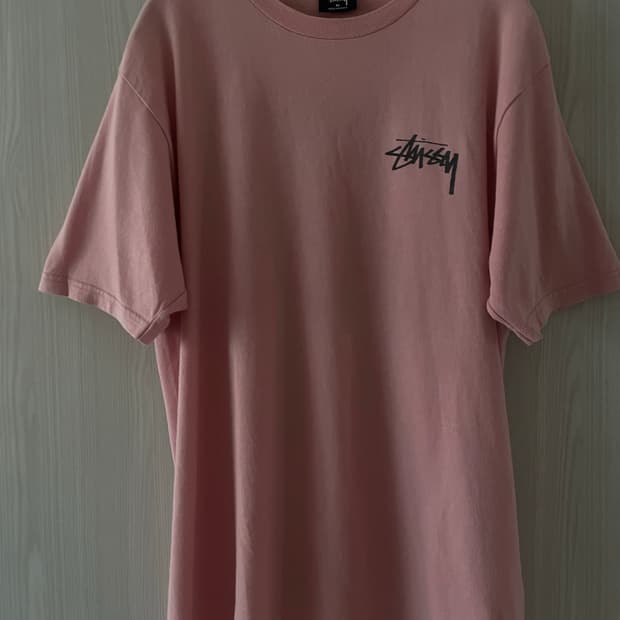 Stussy back printed tee M