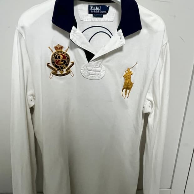 정품 폴로랄프로렌 빅포니 치프키프 카라 슬리브 XL