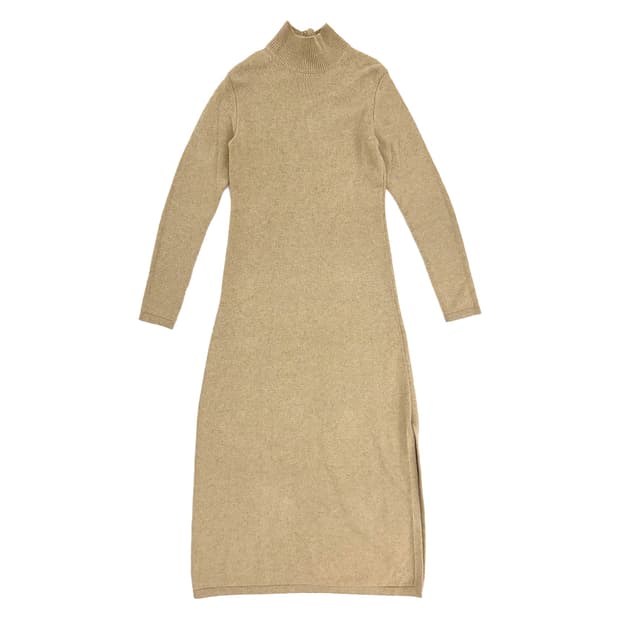 Auralee Buttoned Rib Knit Dress/ S