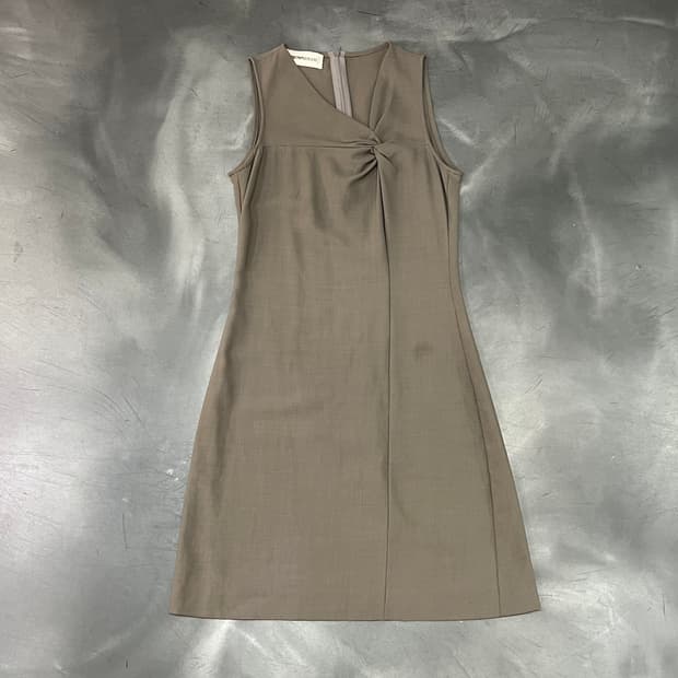  엠포리오 아르마니 셔링 슬리브리스 원피스 y15983