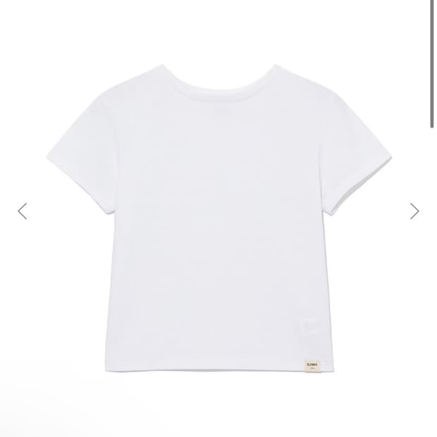 글로니 glowny CLASSIC TEE (WHITE)