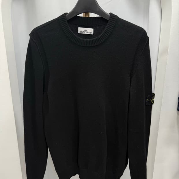 23FW 스톤아일랜드 램스울 니트 블랙L