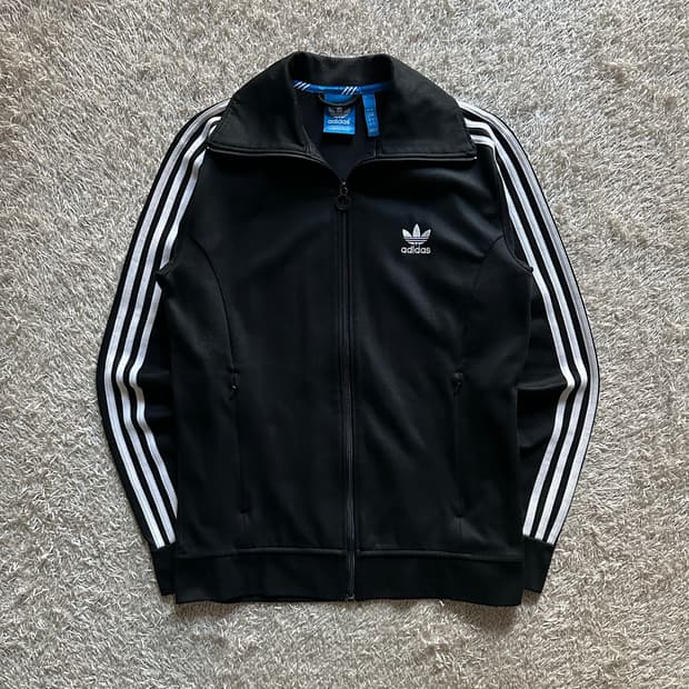 아디다스 ADIDAS 유로파 TT 트랙탑 져지 블랙