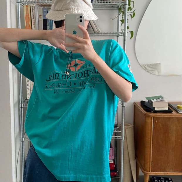 프린팅 1/2 티셔츠 (Man M)