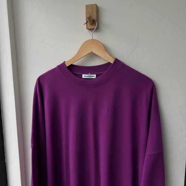17218 - 18S/S 발렌시아가 백로고 반팔 티셔츠