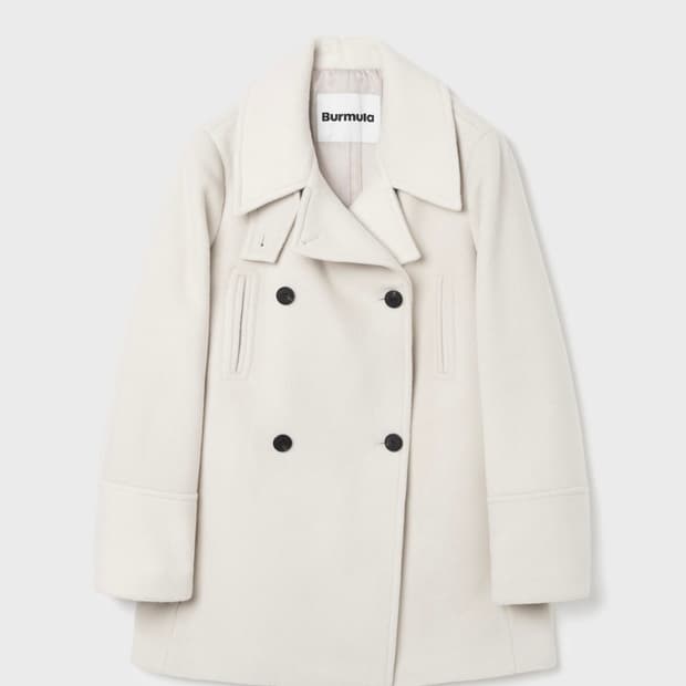 버뮬라 울 피코트 아이보리