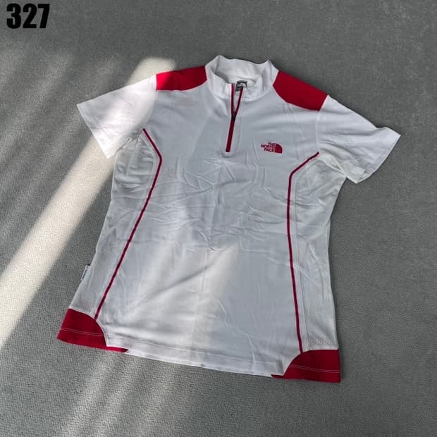 노스페이스 화이티 레드 반팔티 