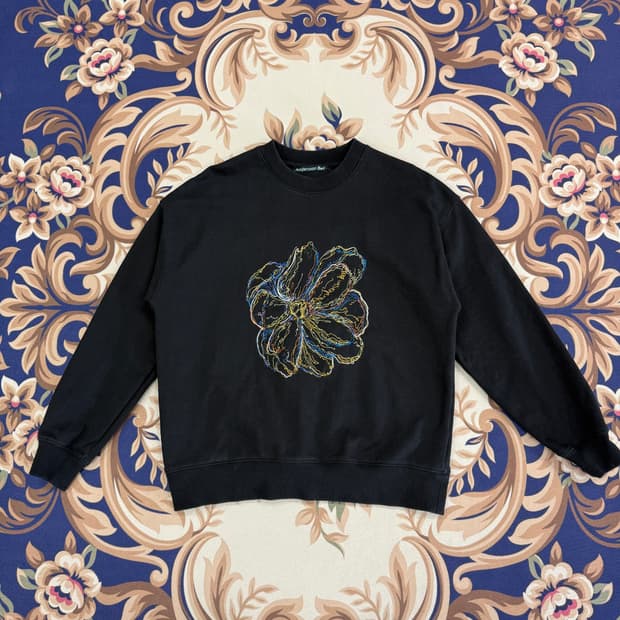 (S)엔더슨벨 Anderson bell 플레르 맨투맨(블랙)