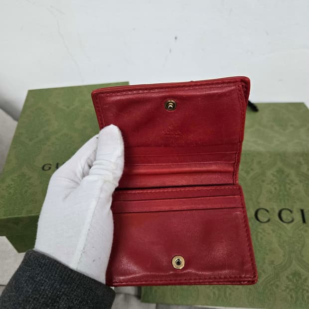 [보증서 정품] 구찌 마몽 반지갑