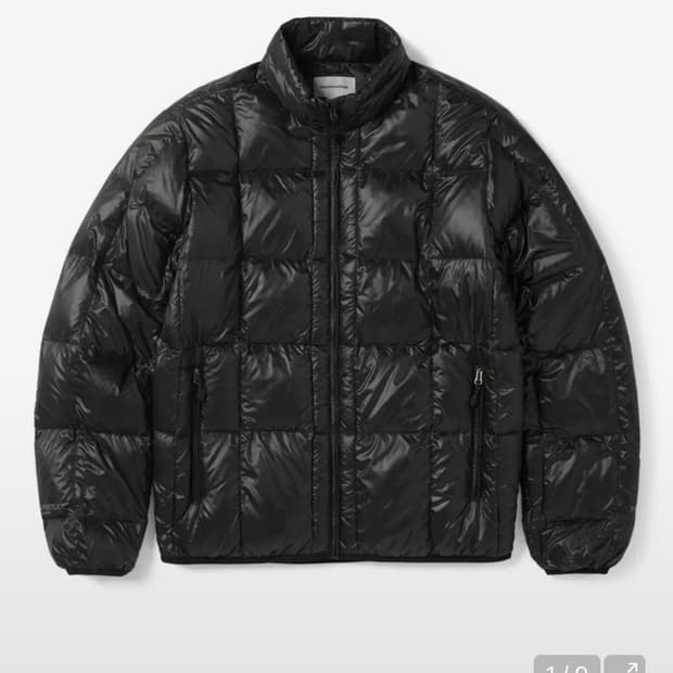 디스이즈네버댓 경량패딩 블랙