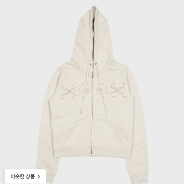 더콜디스트모먼트 노르딕 후드집업 오트밀