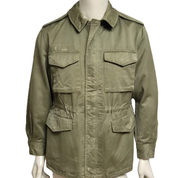 육군 구형 70년대 민무늬 야전상의 전투복 상의 자켓 (M)