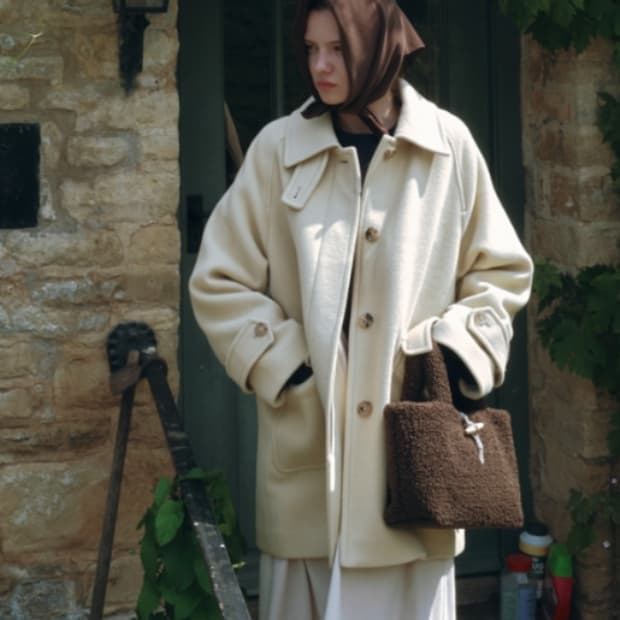 드파운드 푸들 토트백 