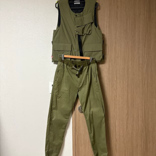 비헤비어 파라베스트 아웃도어 셋업 카키 M